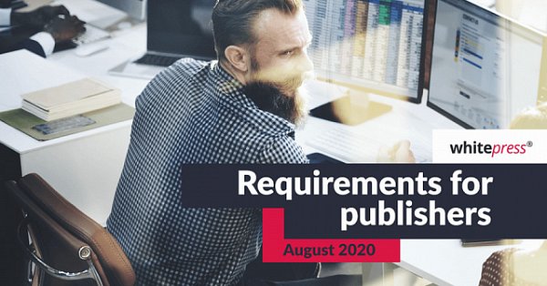 WhitePress requirements for publishers